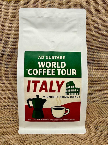Midnight Roma Italian Roast Brazil | Dark Roast Coffee – ad gustare